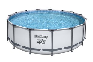 Karkassbassein Bestway Steel Pro Max redeliga, 457x457 cm, sinine цена и информация | Бассейны | kaup24.ee