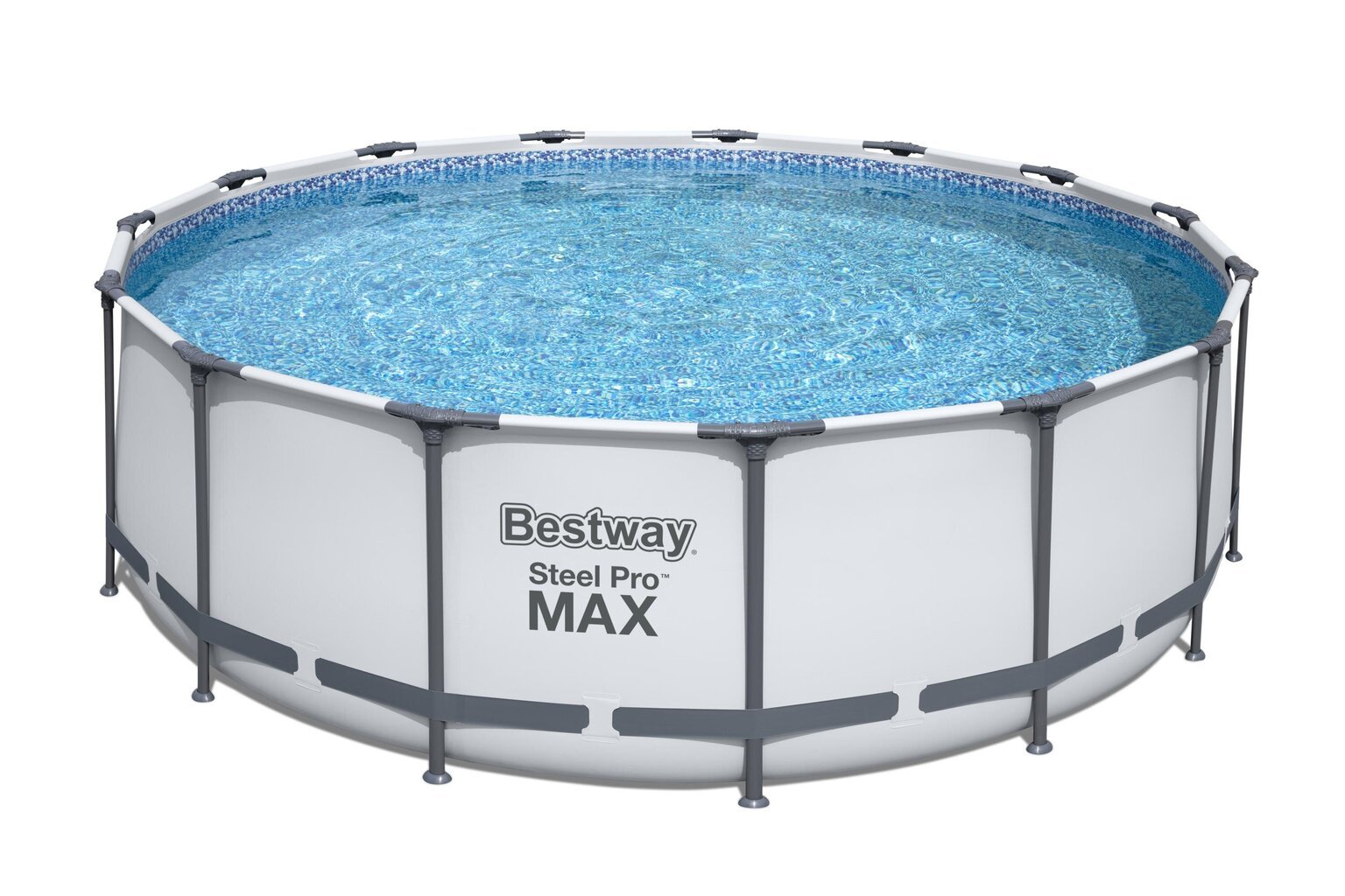 Karkassbassein Bestway Steel Pro Max redeliga, 457x457 cm, sinine hind ja info | Basseinid | kaup24.ee