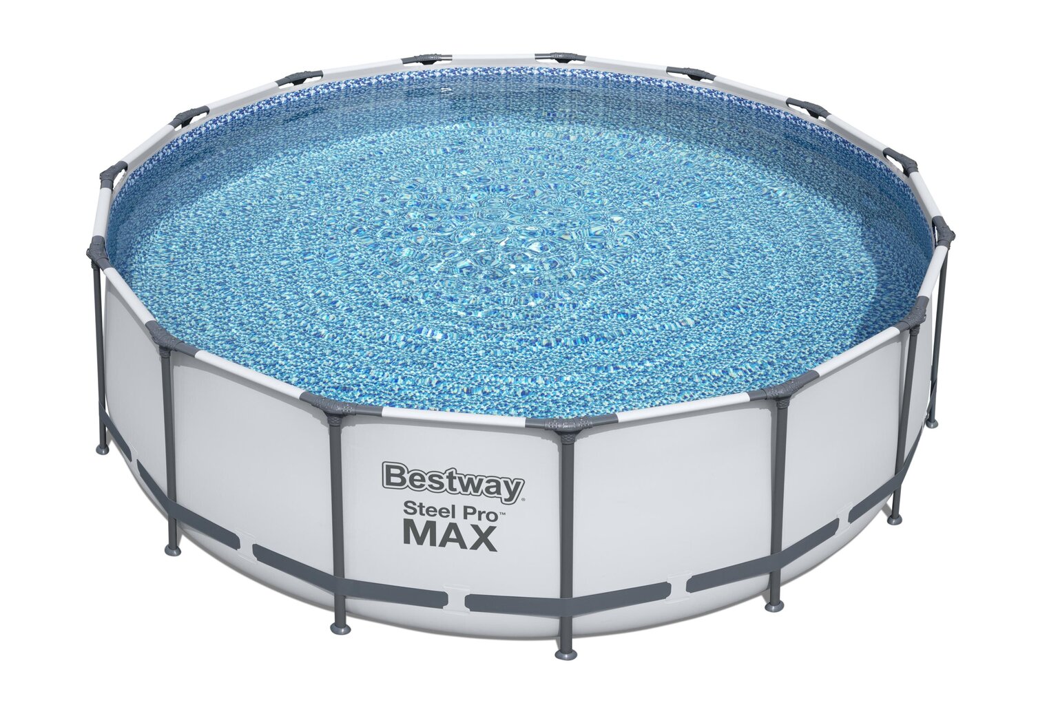 Karkassbassein Bestway Steel Pro Max redeliga, 457x457 cm, sinine hind ja info | Basseinid | kaup24.ee