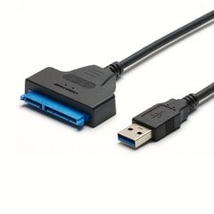 'USB 3.0 Kuni SATA 22 Pin 6.35 cm Ketta SSD Adapteri Juhe Kaabel' hind ja info | Kaablid ja juhtmed | kaup24.ee