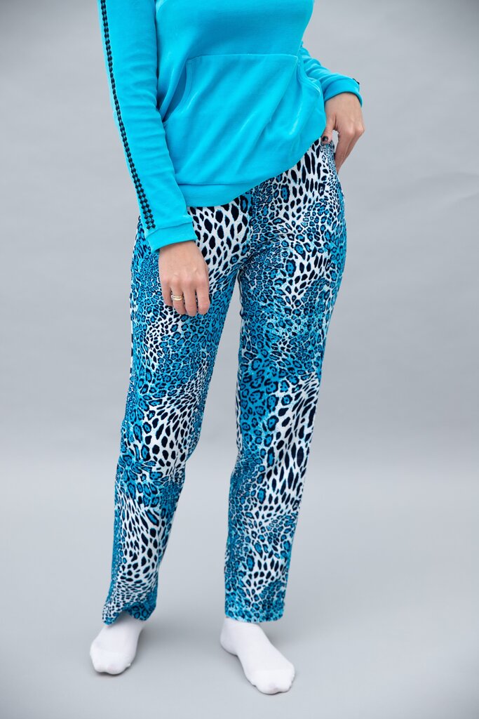 Püksid Leopard, sinine hind ja info | Öösärgid, pidžaamad | kaup24.ee