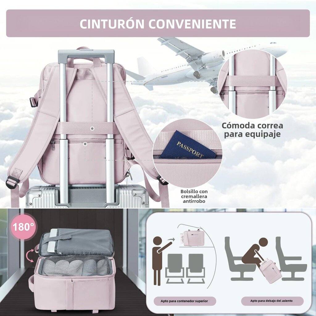 Ryanairi reisiseljakott meestele ja naistele, lennuki reisikohver, 40x20x25 roheline hind ja info | Matkakotid ja reisikotid | kaup24.ee