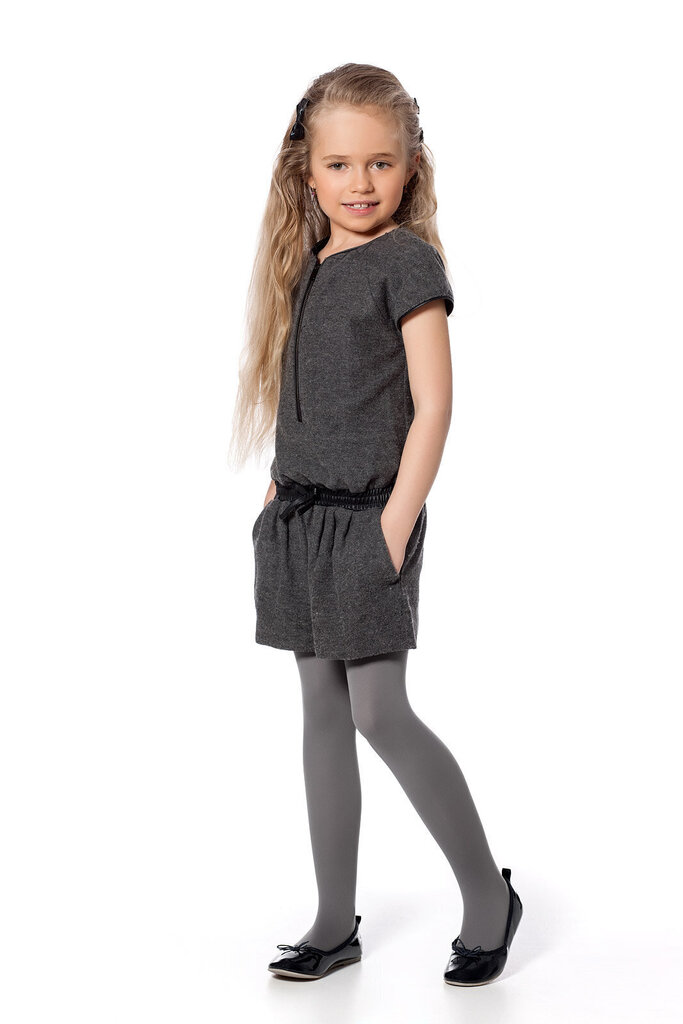Tüdrukute siledad sukkpüksid MONA ZOYA 40 Grigiotto hind ja info | Tüdrukute sukkpüksid ja sokid | kaup24.ee