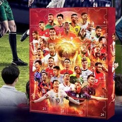 MM-i advendikalender 2024. aasta MM-i jõulukalender koos Blind Box Messi, Kairo, Mbappe jne цена и информация | Рождественские украшения | kaup24.ee