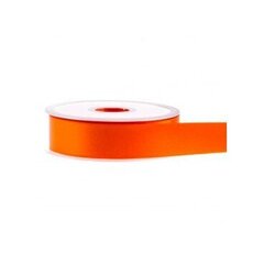 Aтласная декоративная лента RainBow® 25 мм, цвет оранжевый, 25 м цена и информация | Подарочные упаковки | kaup24.ee