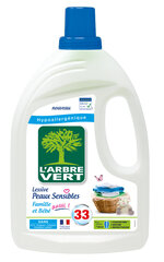 Pesugeel Larbre Vert Sensitive 1,5L 33 pesukorda цена и информация | Средства для стирки | kaup24.ee