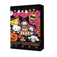 24-osaline Sanrio Halloweeni 2024. aasta advendikalender koos üllatusmänguasjadega, jõulude loenduskalender Halloweeni kaunistustega animekujuline advendikalendri mänguasi... цена и информация | Праздничные декорации | kaup24.ee