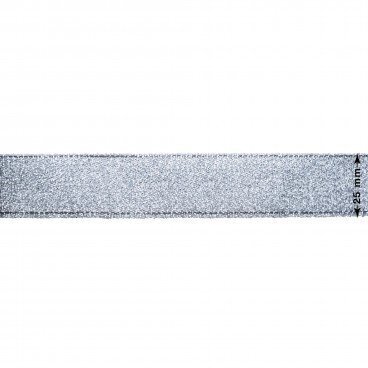 Metalliseeritud kootud pael RainBow® 25 mm, värv hõbedane, 3 m hind ja info | Kingituste pakendid | kaup24.ee