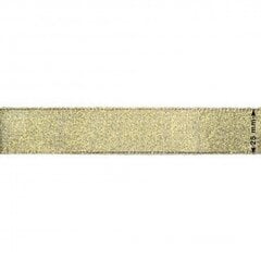Metalliseeritud kootud pael RainBow® 25 mm, värv kuldne, 3 m цена и информация | Подарочные упаковки | kaup24.ee