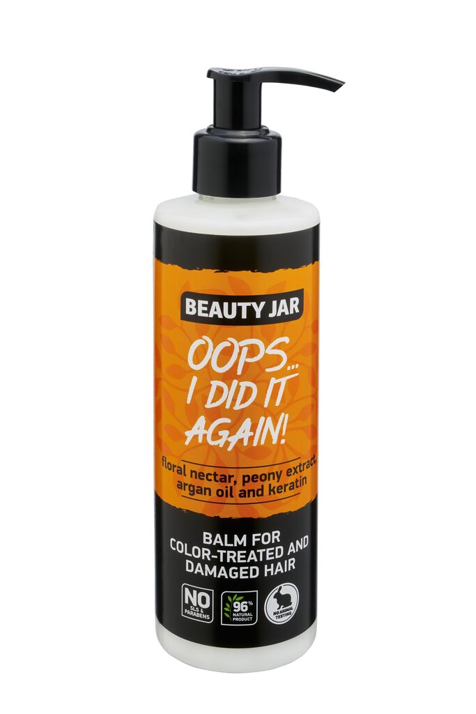 Beauty Jar Palsam Oops…I Did It Again! 250ml hind ja info | Juuksepalsamid | kaup24.ee