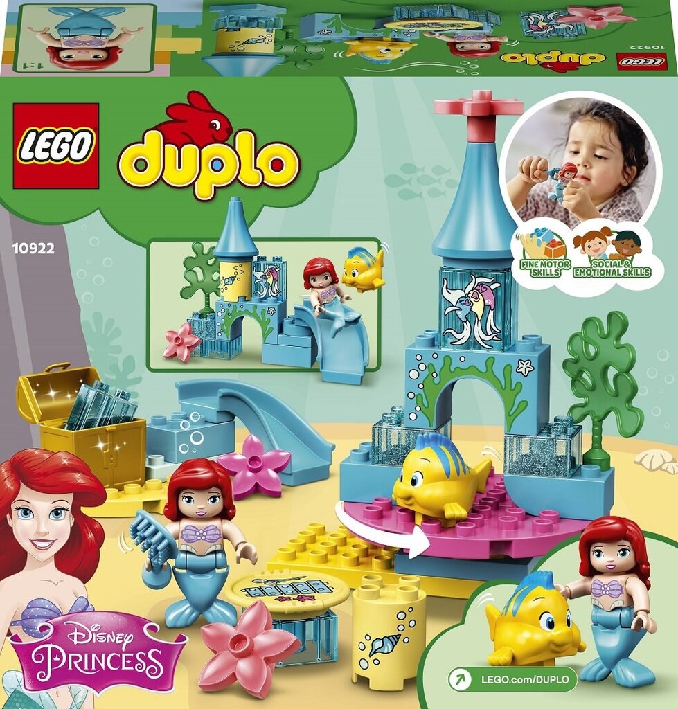 10922 LEGO® DUPLO Arieli veealune loss hind ja info | Klotsid ja konstruktorid | kaup24.ee