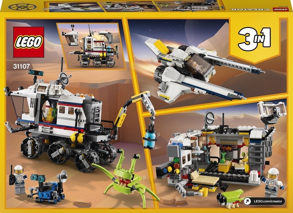 31107 LEGO® Creator Kosmoseuurimiskulgur hind ja info | Klotsid ja konstruktorid | kaup24.ee