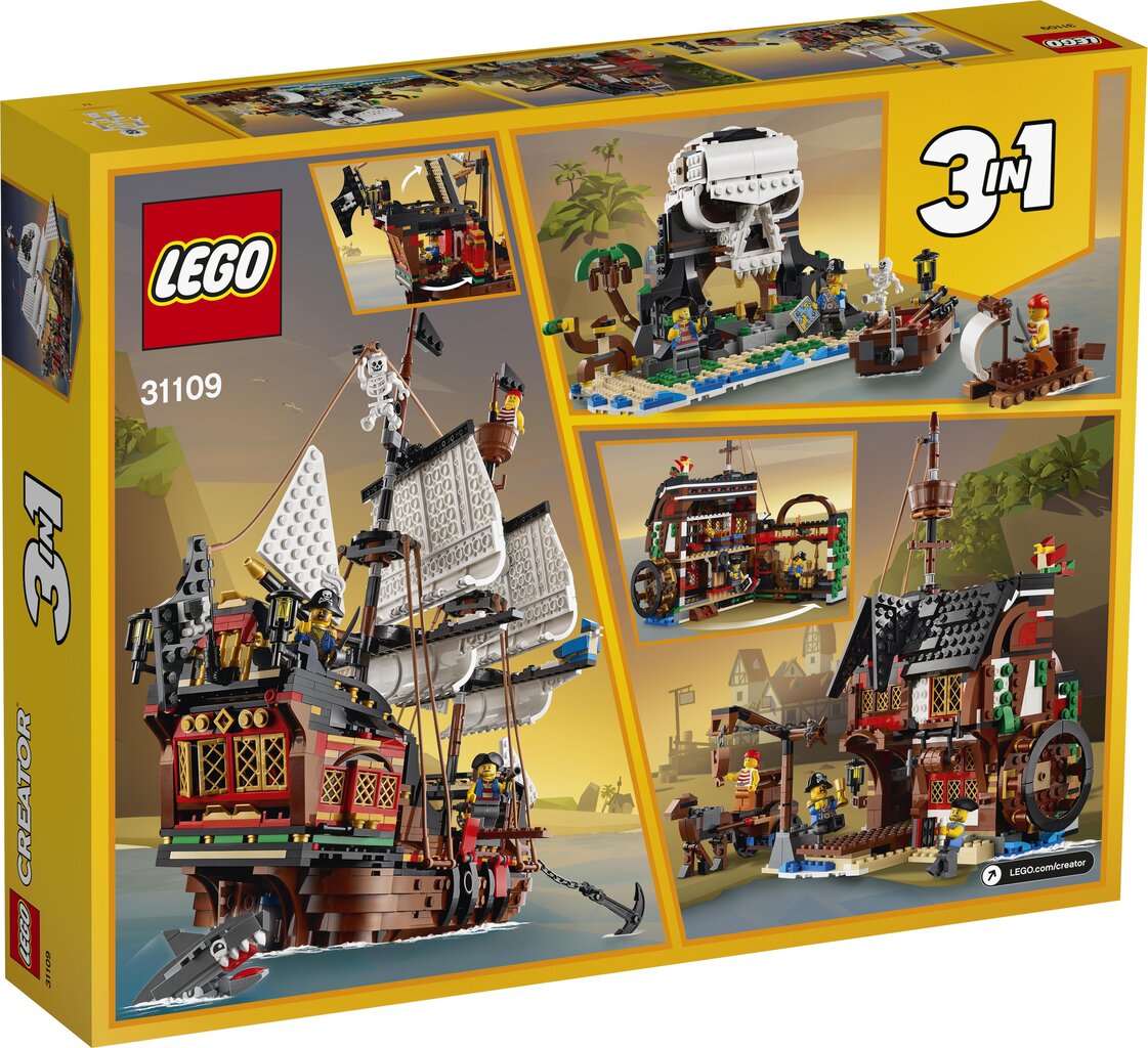 31109 LEGO® Creator Piraadilaev hind ja info | Klotsid ja konstruktorid | kaup24.ee