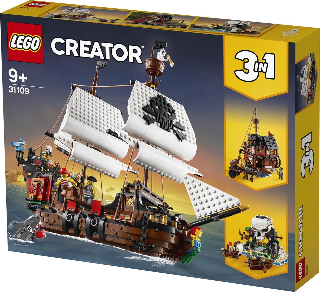 31109 LEGO® Creator Piraadilaev цена и информация | Klotsid ja konstruktorid | kaup24.ee