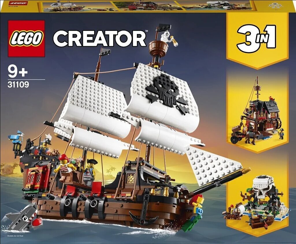 31109 LEGO® Creator Пиратский корабль цена | kaup24.ee