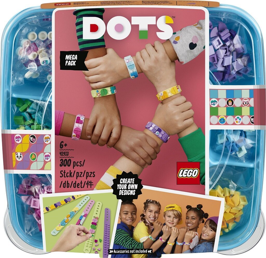 41913 LEGO® DOTS Мега пакет браслетов цена | kaup24.ee