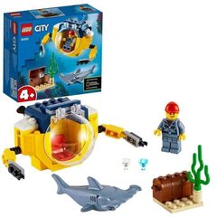 60263 LEGO® City Oceans океаническая мини-подводная лодка цена и информация | Конструкторы и кубики | kaup24.ee