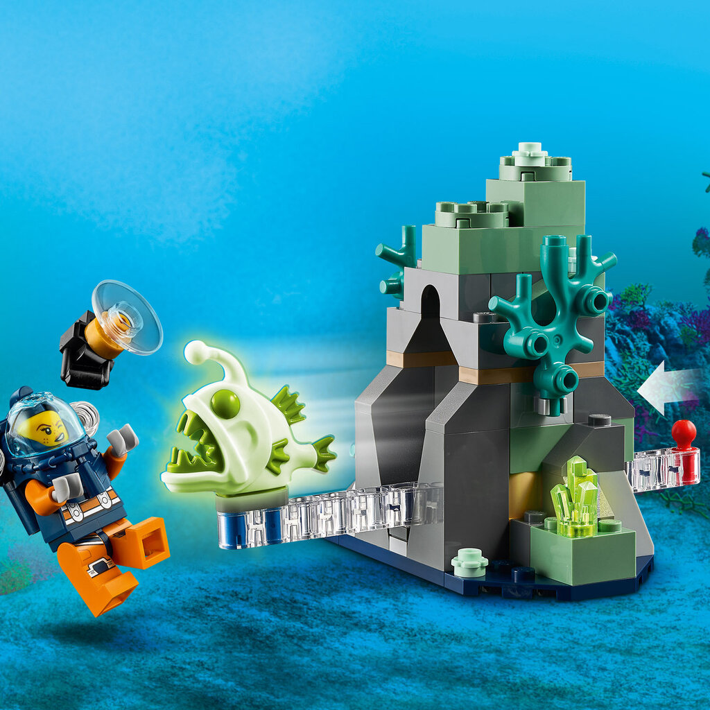 60264 LEGO® City Ookeaniuuringute allveelaev hind ja info | Klotsid ja konstruktorid | kaup24.ee