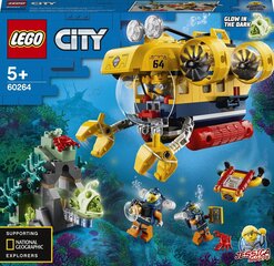 60264 LEGO® City Ookeaniuuringute allveelaev hind ja info | Klotsid ja konstruktorid | kaup24.ee