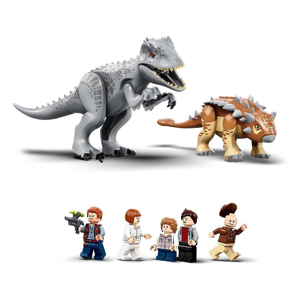 75941 LEGO® Jurassic World Indominus rex vs ankülosaurus цена и информация | Klotsid ja konstruktorid | kaup24.ee