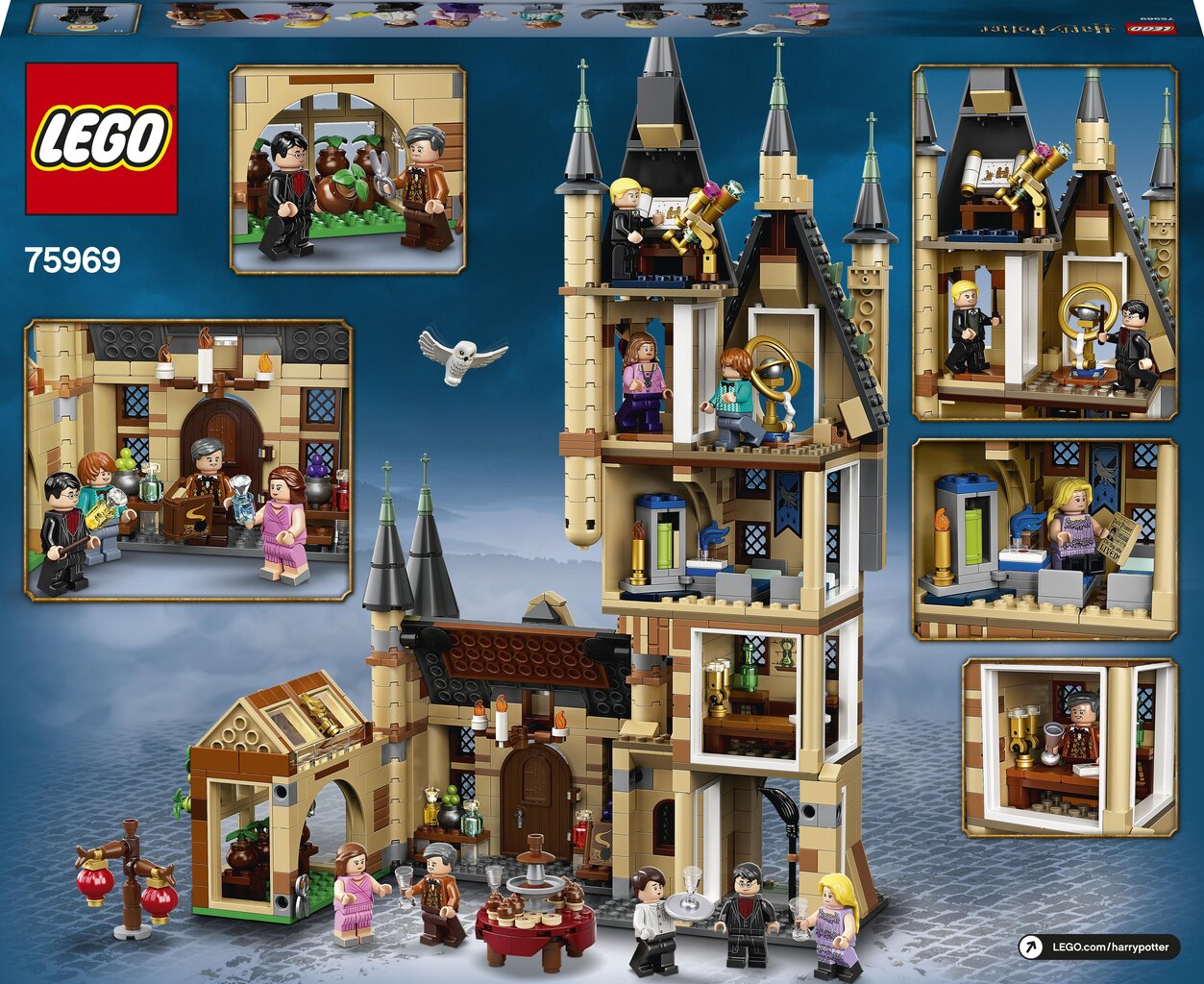 75969 LEGO® Harry Potter Sigatüüka astronoomiatorn цена и информация | Klotsid ja konstruktorid | kaup24.ee