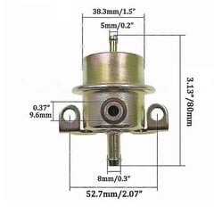 Регулятор давления топлива 3,0 бар для модели автомобиля 84-95 0280160235 PR4056 цена и информация | Детали двигателя | kaup24.ee