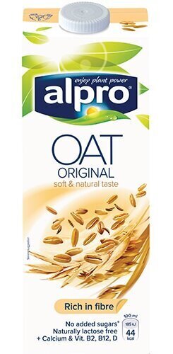 Alpro Kaerajook kaltsiumi ja vitamiinidega, 1L hind ja info | Piimatooted | kaup24.ee