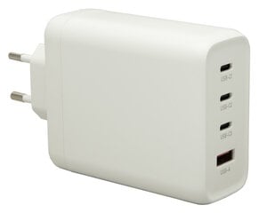 Patona USB-C GaN 140W, 3xUSB-C, USB-A, PD3.0, QC3.0 цена и информация | Зарядные устройства для ноутбуков | kaup24.ee