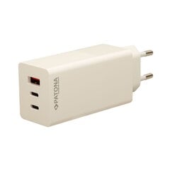 Patona USB-C GaN 100W, 2xUSB-C, USB-A, PD3.0, QC3.0 цена и информация | Зарядные устройства для ноутбуков | kaup24.ee