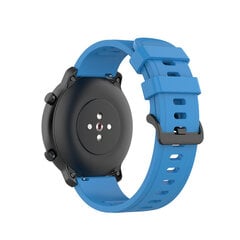 (Samsungi käekell, 46 mm, sinine) Silikoonist rihm Amazfit Gtr/stratos/bip jaoks Asenduskäevõru rihm Samsungi kellale 3/4 Huawei kella 3/gt2 Correa jaoks – kellarihmad hind ja info | Nutikellade ja nutivõrude tarvikud | kaup24.ee