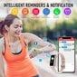 Fitness Tracker, sammujälgija 24/7 südame löögisageduse jaoks, vere hapnikusisalduse vererõhu une jälgimine, sammulugejakellad Android iOS-iga, aktiivsusjälgija sammulugeja naistele Mehed цена и информация | Nutikellade ja nutivõrude tarvikud | kaup24.ee