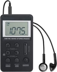 Персональный AM/FM Pocket Radio Portable, Mini Digital Tuning Walkman Radio, с аккумулятором, наушник, экран блокировки для ходьбы/бег/тренажерный зал/кемпинг электроники цена и информация | Радиоприемники и будильники | kaup24.ee