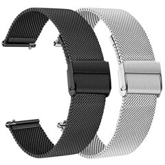 (Kella 4 klassikalist 42 mm3) 22 mm metallrihm Samsung Galaxy Watch 3 jaoks 45 mm 41 mm rihm 20 mm roostevabast terasest võrgust käevõru Galaxy Watch4 klassikaline randmepael – kellarihmad цена и информация | Аксессуары для смарт-часов и браслетов | kaup24.ee