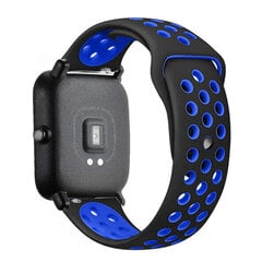 (must sinine)Silikoonist rihm Amazfit Gts 3/pro/2/2e Mini/gtr 3 42mm/47mm/gtr2/stratos 2/3 spordikella käevõru Amazfit käevõru – kellarihmad hind ja info | Nutikellade ja nutivõrude tarvikud | kaup24.ee