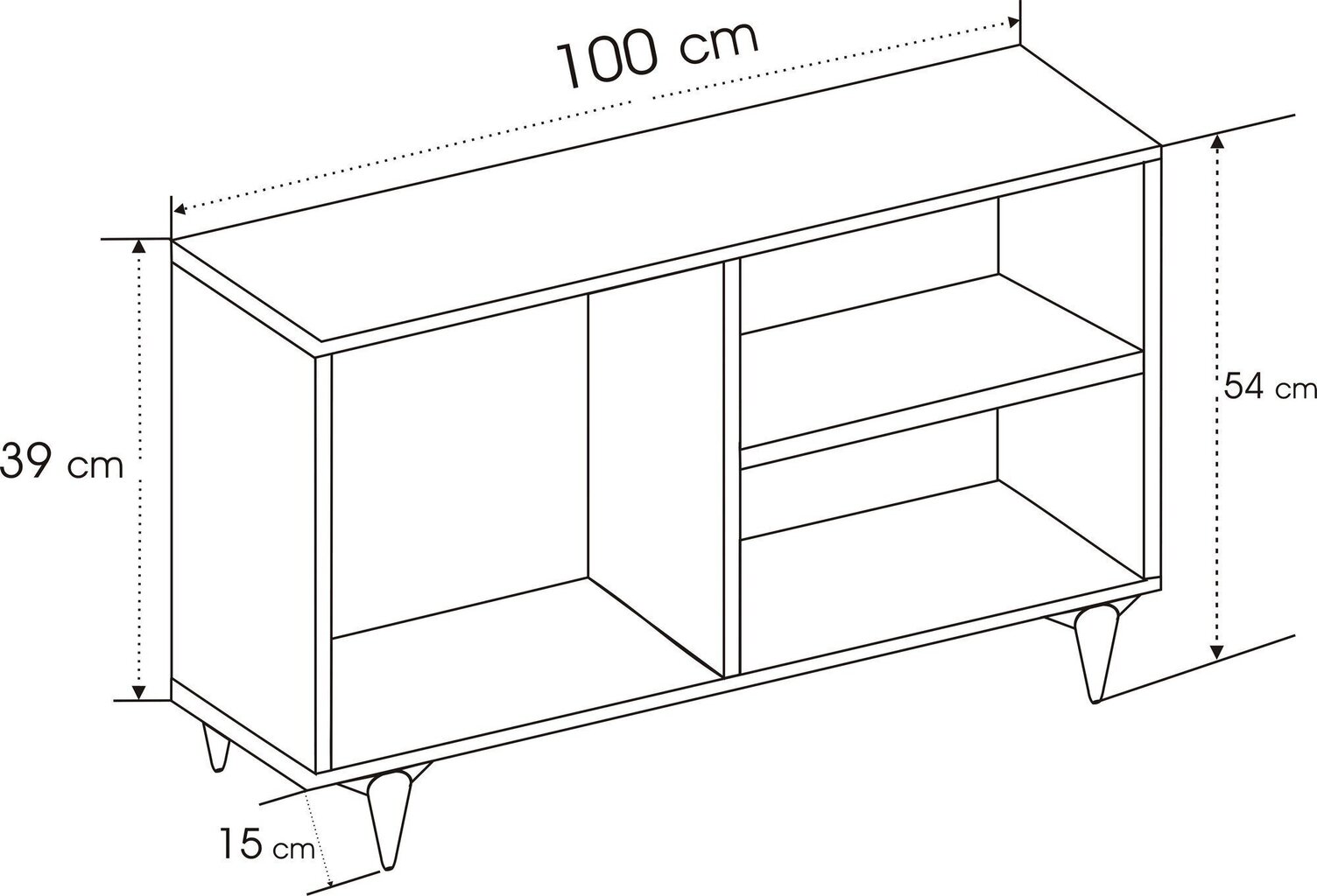 TV laud Kalune Design Zisino, hall hind ja info | TV alused | kaup24.ee