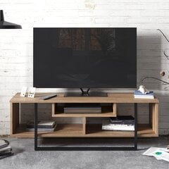 TV laud Kalune Design Asal 120 cm, pruun/must цена и информация | Тумбы под телевизор | kaup24.ee
