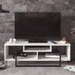 TV laud Kalune Design Asal 120 cm, valge/must hind ja info | TV alused | kaup24.ee