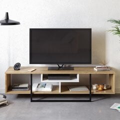 ТВ столик Kalune Design Asal 150 см, дуб/черный цена и информация |  Тумбы под телевизор | kaup24.ee