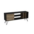 ТВ столик Kalune Design Mistico 140 см, коричневый/черный