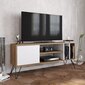 TV laud Kalune Design Mistico 140 cm, pruun/valge hind ja info | TV alused | kaup24.ee