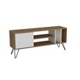 ТВ столик Kalune Design Mistico 140 см, коричневый/белый