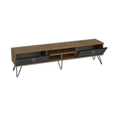 ТВ столик Kalune Design Lorenz, коричневый/черный цена и информация | Тумбы под телевизор | kaup24.ee