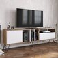 TV laud Kalune Design Mistico 180 cm, pruun/valge hind ja info | TV alused | kaup24.ee