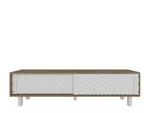 ТВ столик Kalune Design Rob, дуб/белый цена и информация | Тумбы под телевизор | kaup24.ee