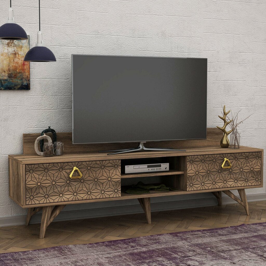 TV laud Kalune Design Yakamoz, pruun hind ja info | TV alused | kaup24.ee
