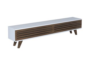 ТВ столик Kalune Design Hill, коричневый/белый цена и информация | Тумбы под телевизор | kaup24.ee