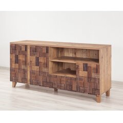 ТВ столик Kalune Design Marina Mila, темно-коричневый цена и информация |  Тумбы под телевизор | kaup24.ee