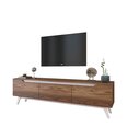 TV laud Kalune Design D1, pruun/valge