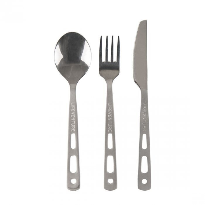 Söögiriistad Lifeventure Camping Cutlery Set цена и информация | Matkapotid, matkanõud | kaup24.ee