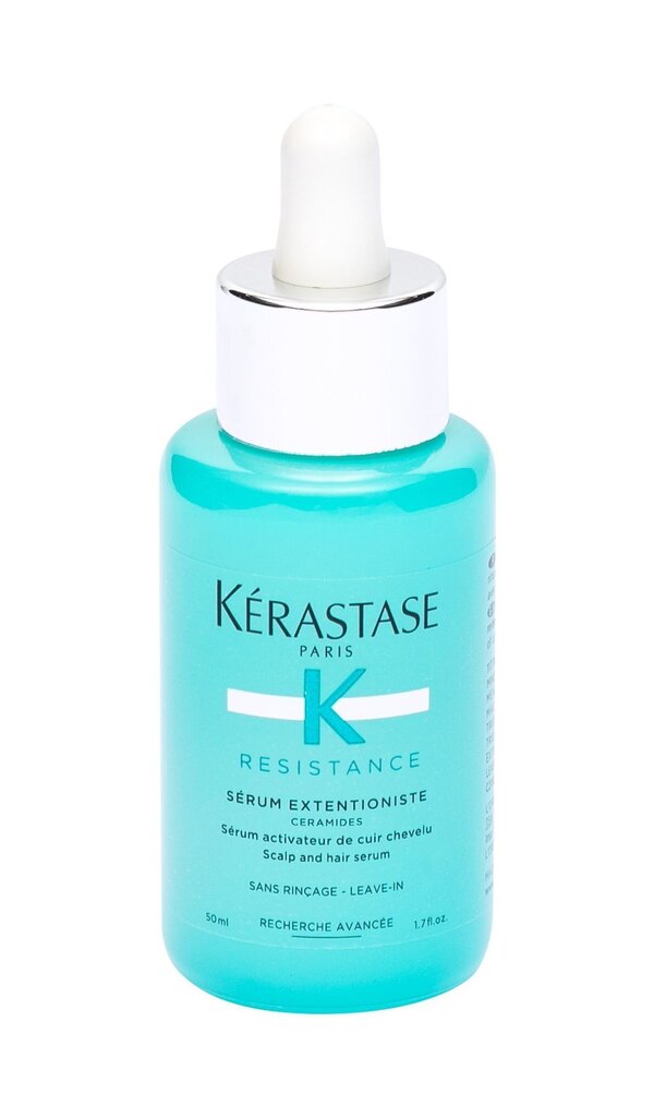 Toitev pähejäetav juukseseerum Kérastase Resistance Serum Extentioniste 50 ml цена и информация | Maskid, õlid, seerumid | kaup24.ee